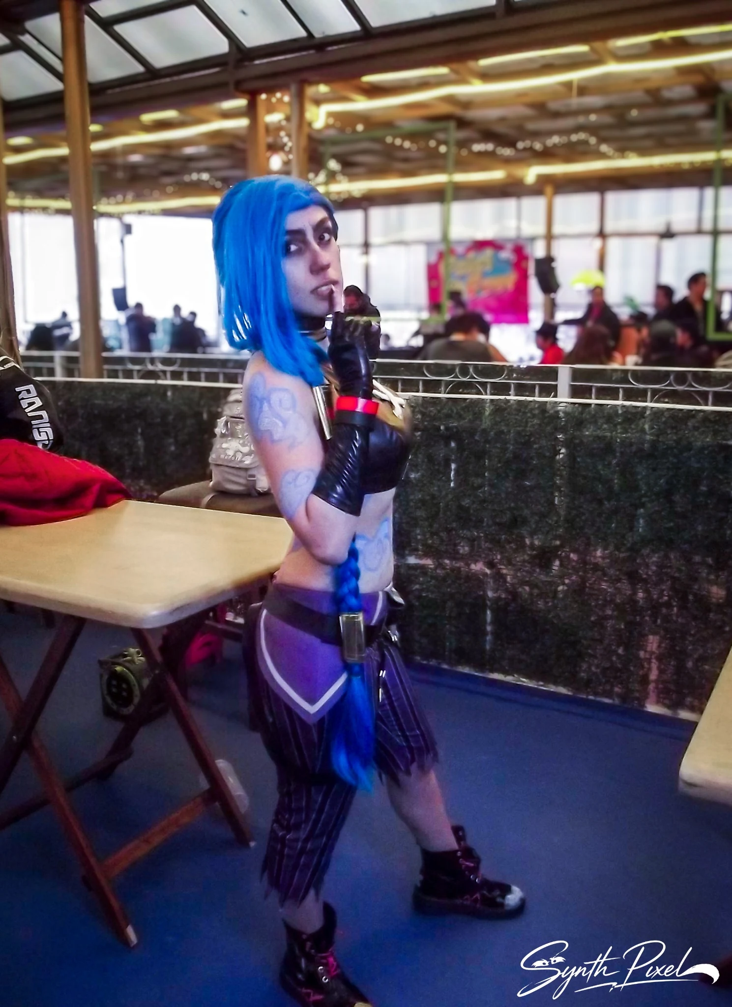 Cosplay de Jinx de Arcane por camarasoyval