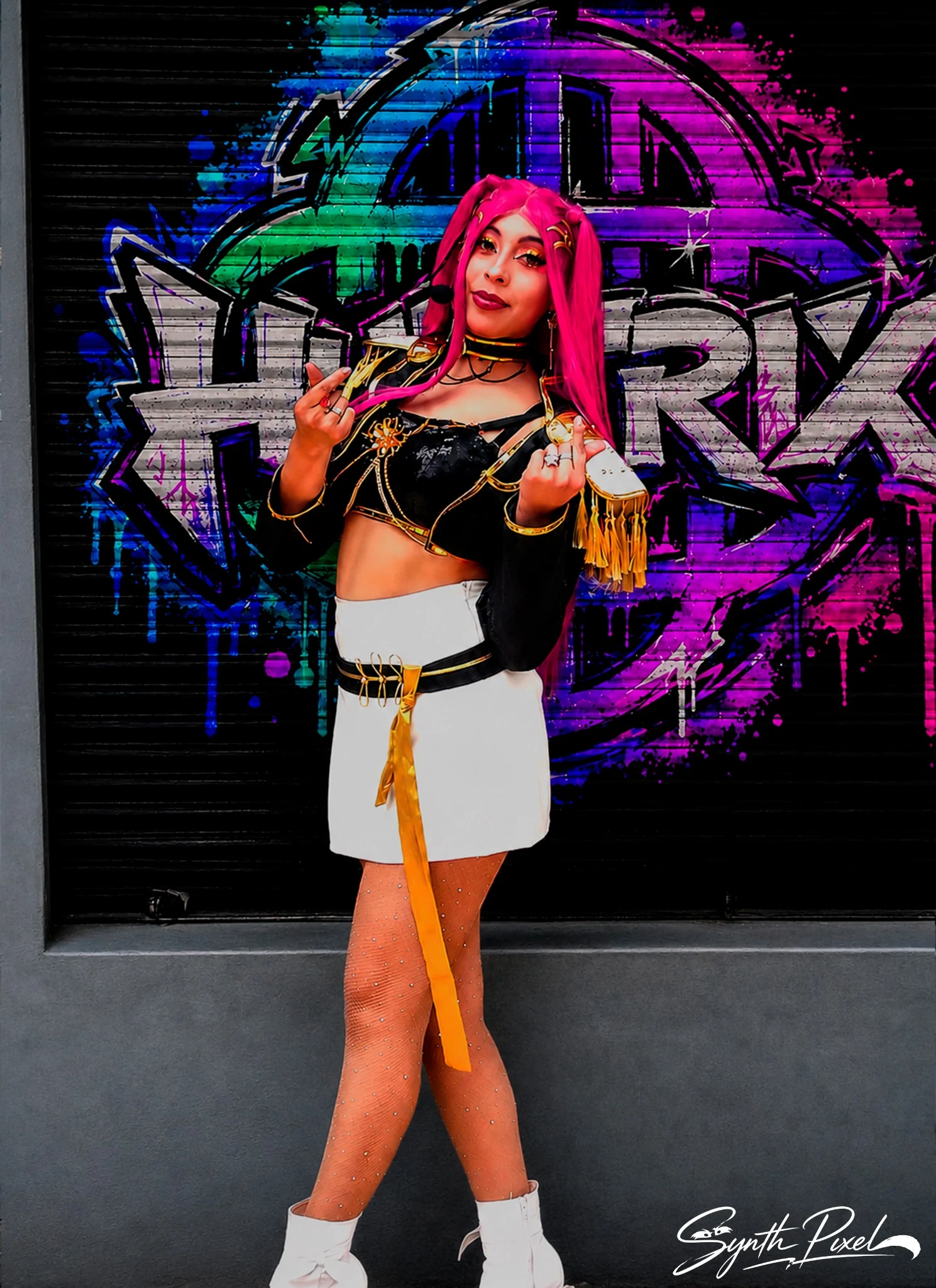 Cosplay de Mira de Kpop Demon Hunters por Sempai Cristal